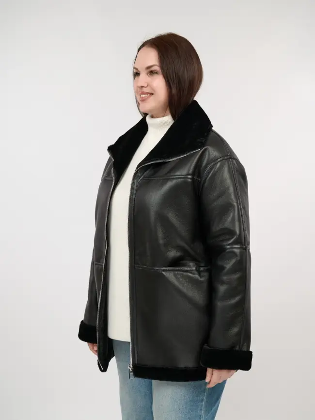 Дубленка 122802 Размер 50-54 фото 21