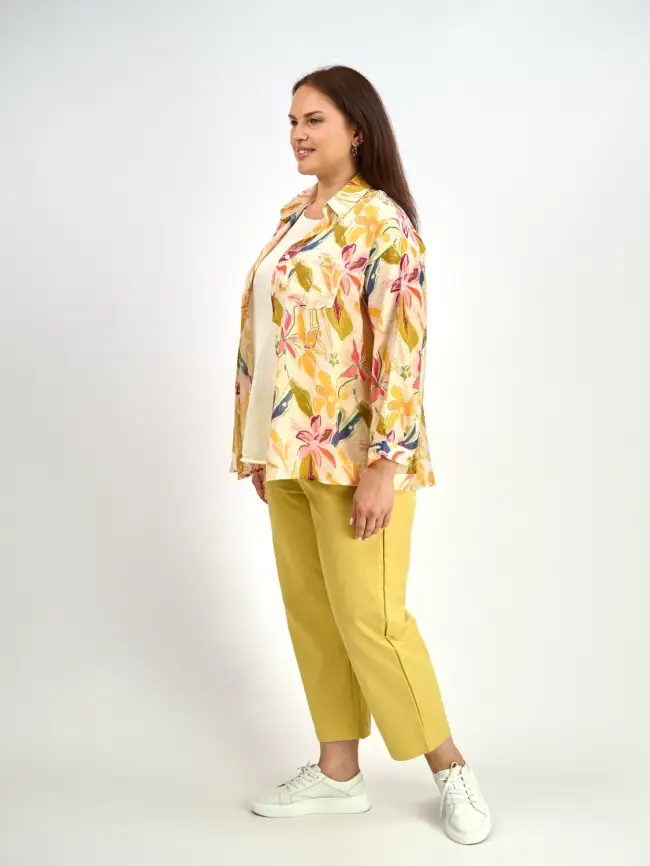 Блуза ЭттоПлюс 0022 Размеры 50-58 фото 17