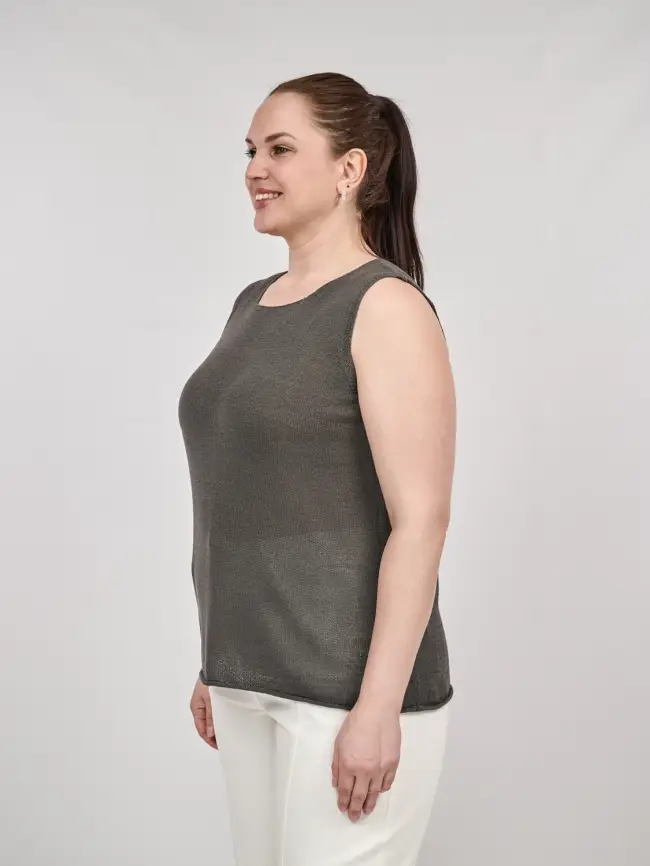 Топ трикотажный облегченный ЭттоПлюс 25108 Размер 50-60 фото 60