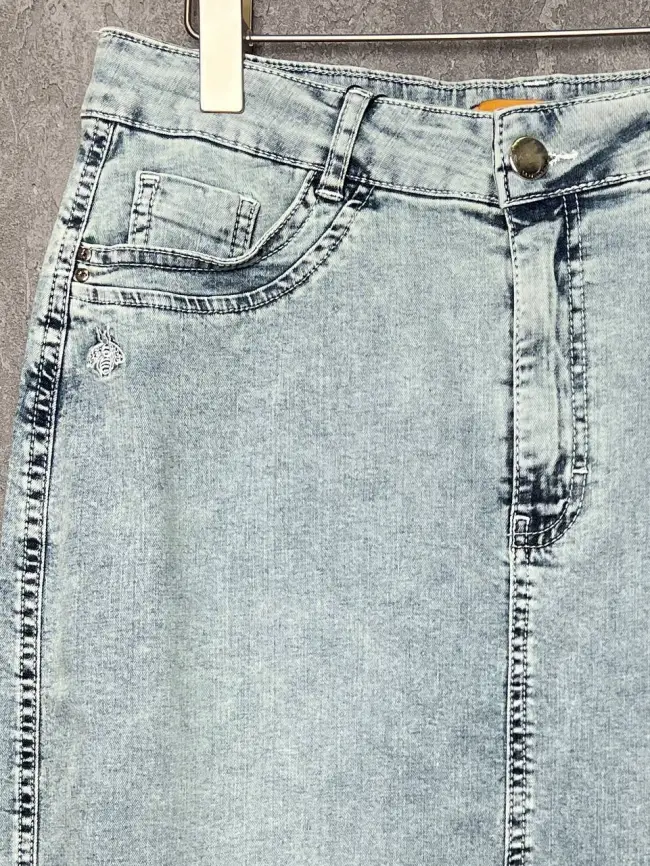 Юбка джинсовая 2335 Турция (54) фото 4