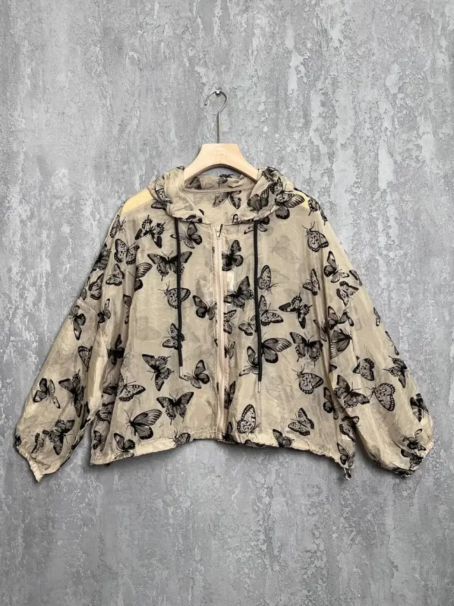 Ветровка-пыльник на молнии 9188 (капучино) фото 1