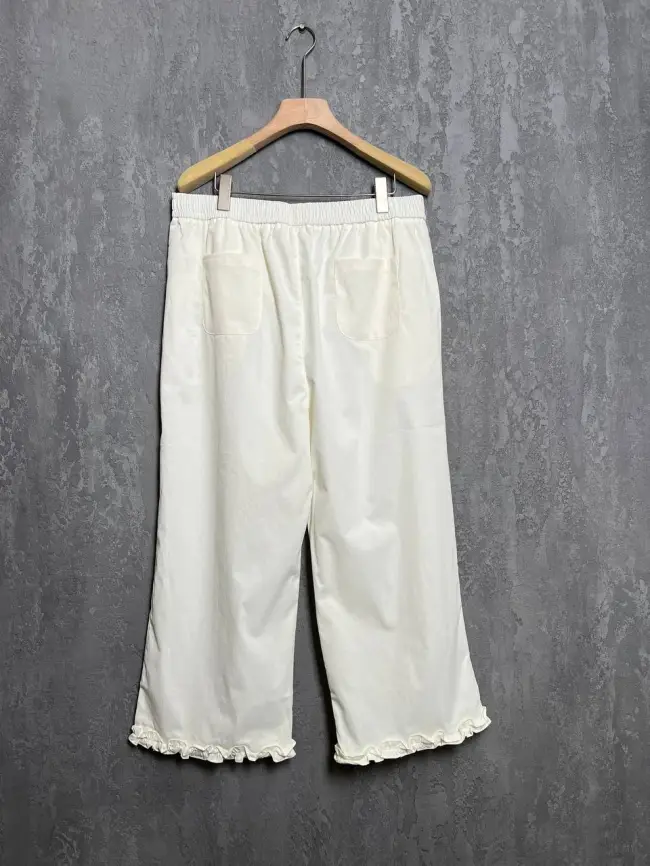 Брюки лето с рюшами 1239 размеры 48- 58 фото 25