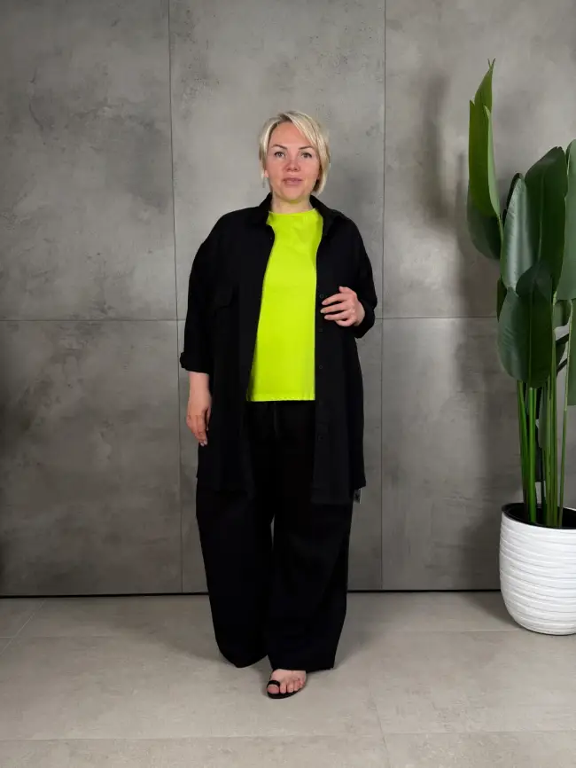 Рубашка-кардиган 6018 Размер 50-58 фото 17