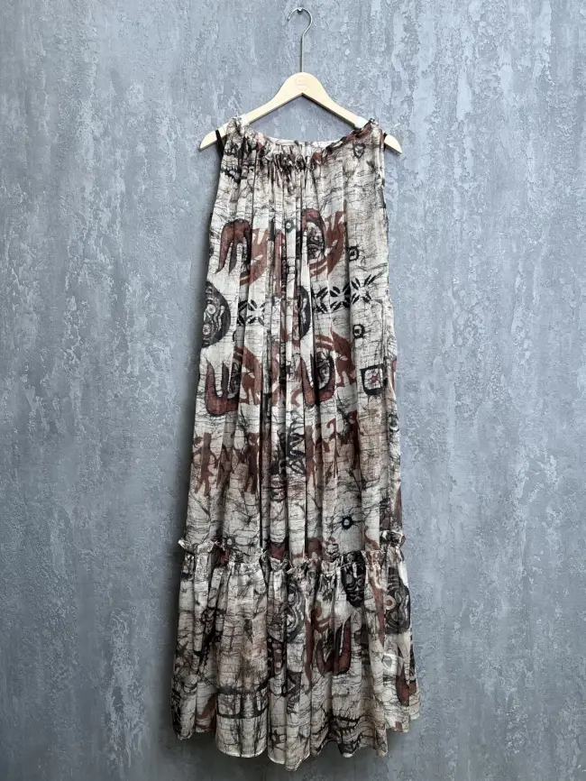 Сарафан летний 1438 Размер 48-56 (шоколад) фото 4