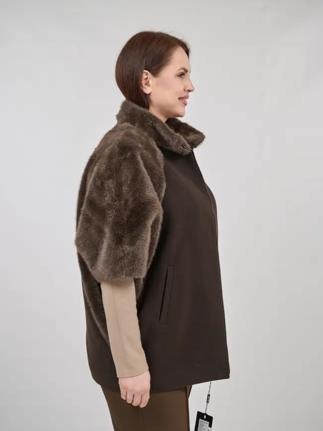 Пальто 30405 Размеры 48-64 фото 8