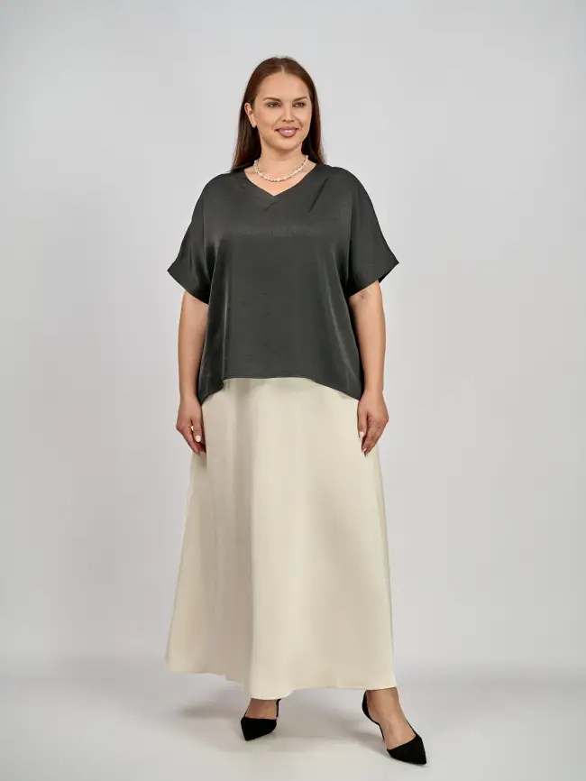 Юбка ЭттоПлюс 1001-2 Размеры 52-58 фото 50