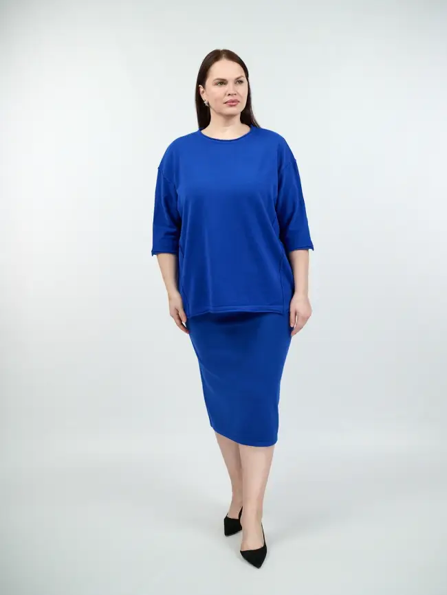 Юбка-карандаш ЭттоПлюс 272 Размер 50-54 фото 51