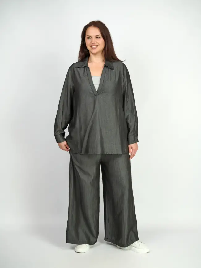 Костюм тройка 8092 Размеры 48-58 фото 2