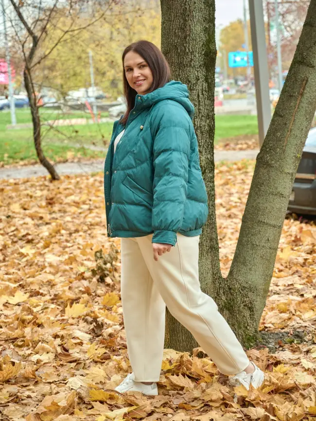 Пуховая куртка ЭттоПлюс 2553 Размер 48-54 фото 161