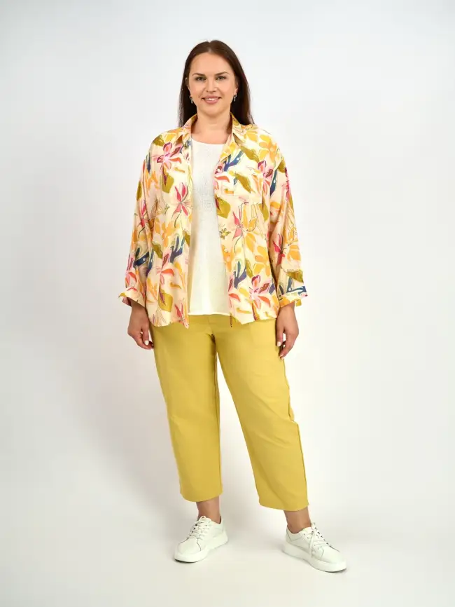 Блуза ЭттоПлюс 0022 Размеры 50-58 фото 13