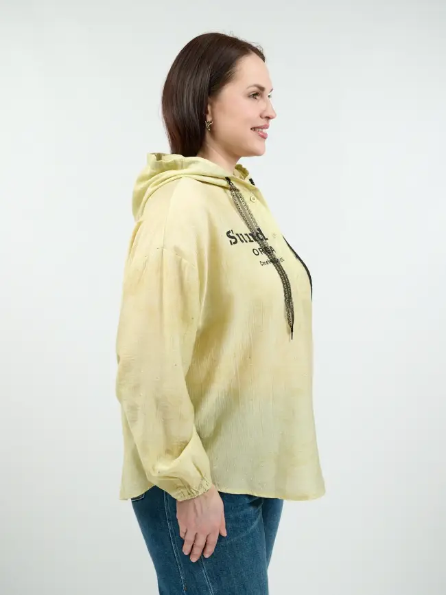 Худи с капюшоном 6923 Размер 50-58 фото 4