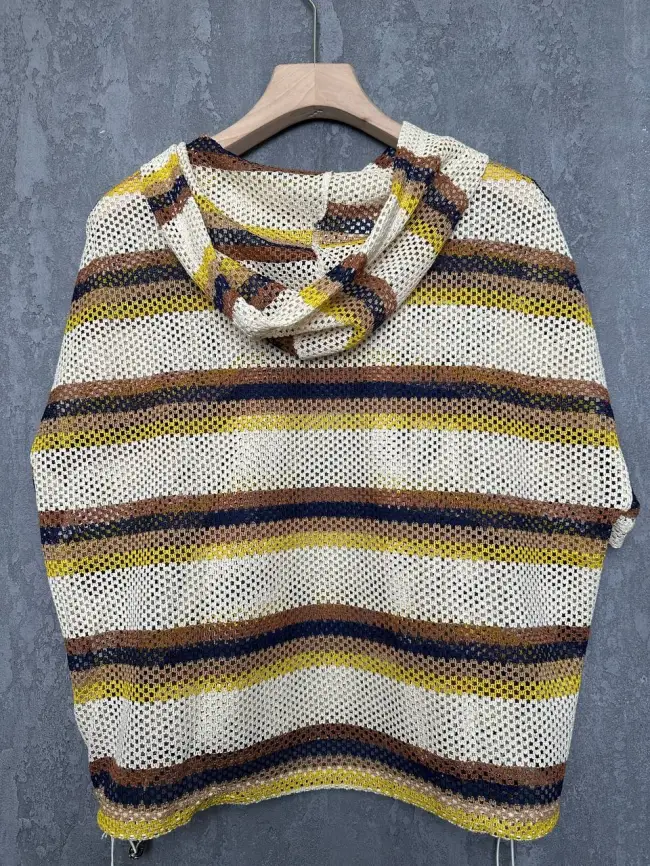 Толстовка сетка с капюшоном 87063 Размер 48-56 фото 13