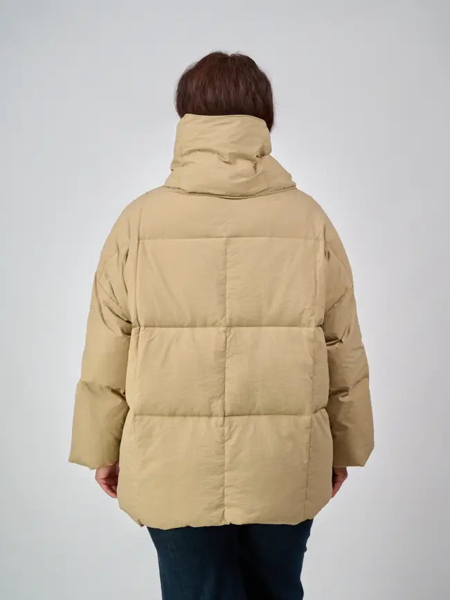 Пуховик женский с шарфом 8358 Размер 50-58 фото 96