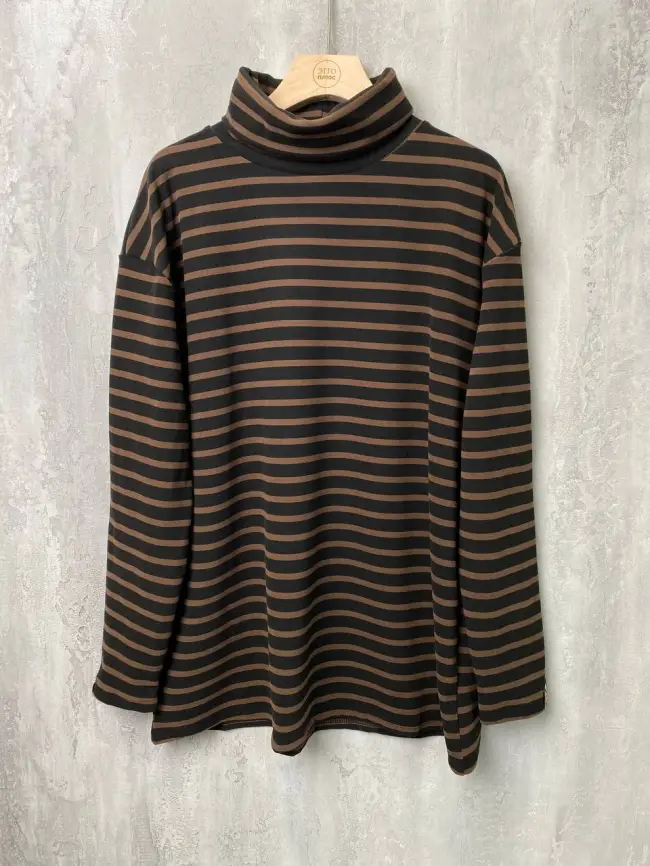 Водолазка в полоску 622 фото 4