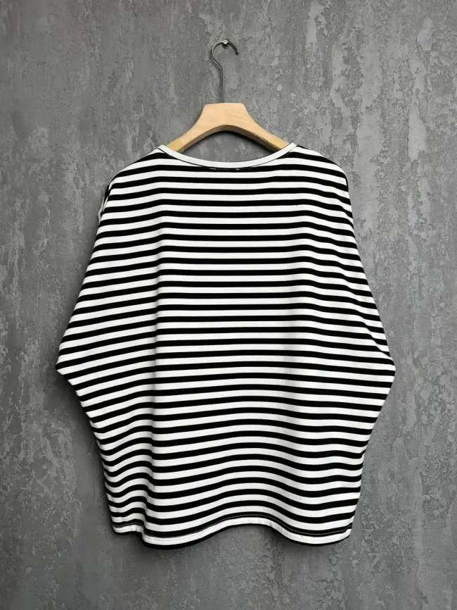 Футболка полоска ЭттоПлюс 33415 Размеры 50-58 фото 66