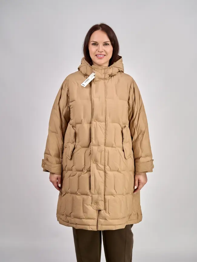 Пальто 4395 Размеры 48-56 фото 18