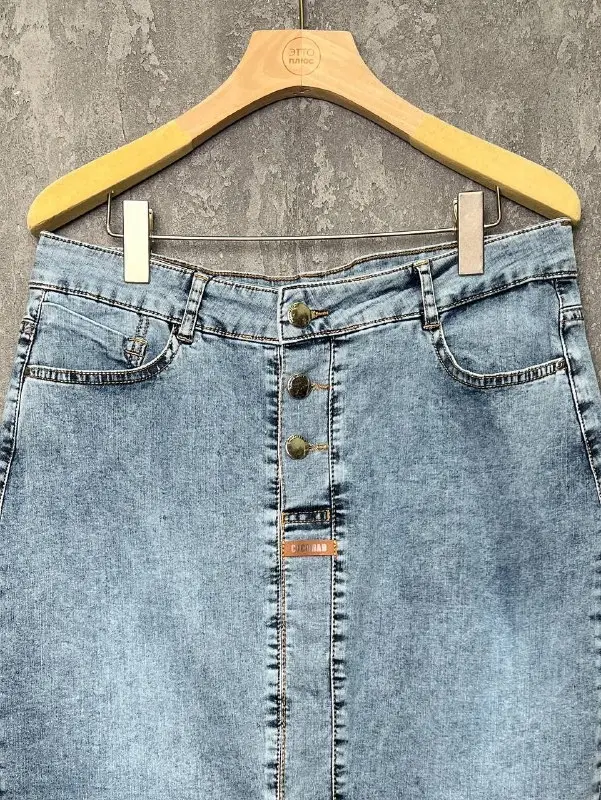 Юбка джинсовая 2331-B Турция фото 35