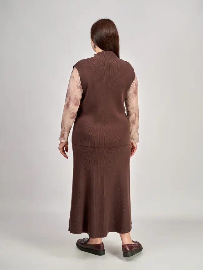 Юбка лапша ЭттоПлюс 493 Размер 50-56 фото 49