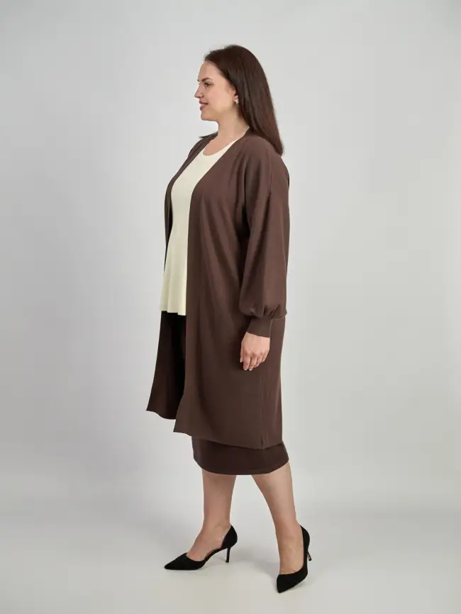 Кардиган ЭттоПлюс 1061 Размер 48-58 фото 63