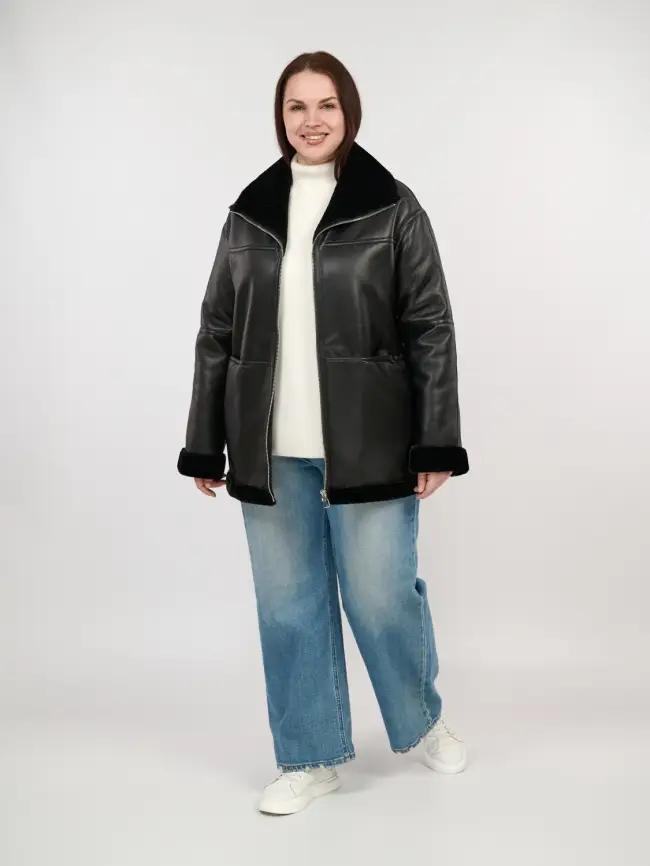 Дубленка 122802 Размер 50-54 фото 23