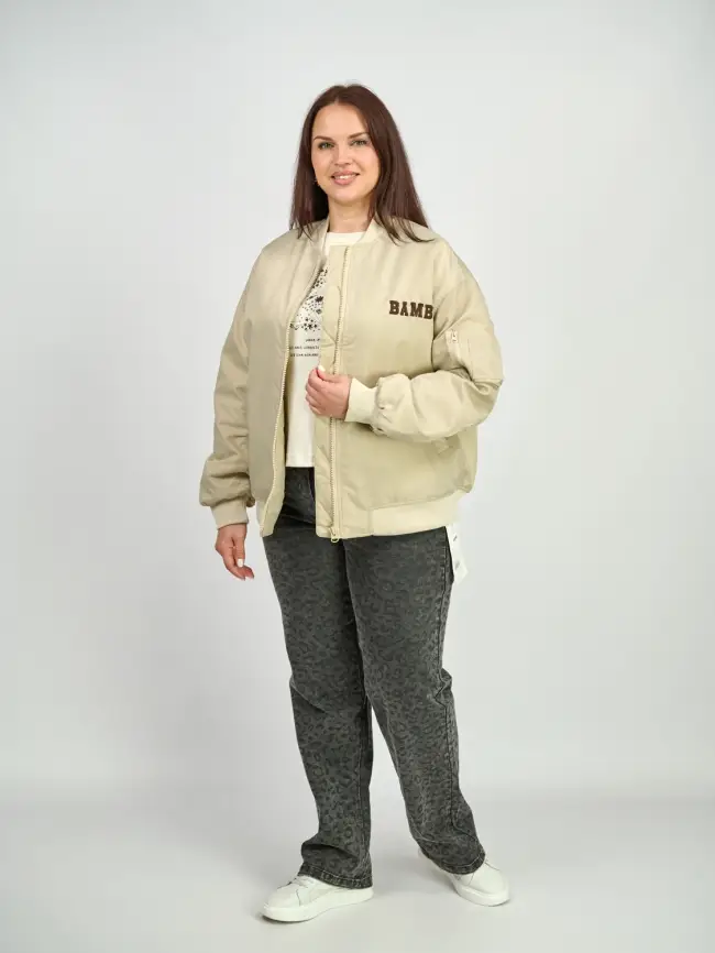 Бомбер утепленный 2958 Размер 50-58 фото 18