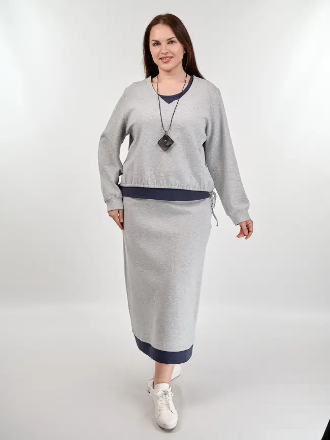 Костюм тройка 0093 Размеры 54-58 фото 2