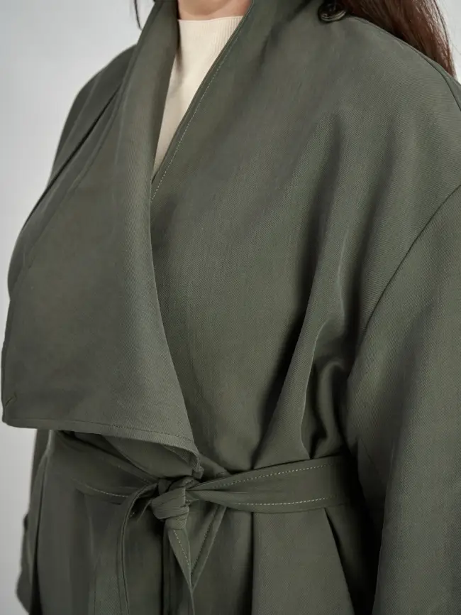 Тренч 26233 Размер 50-58 фото 8