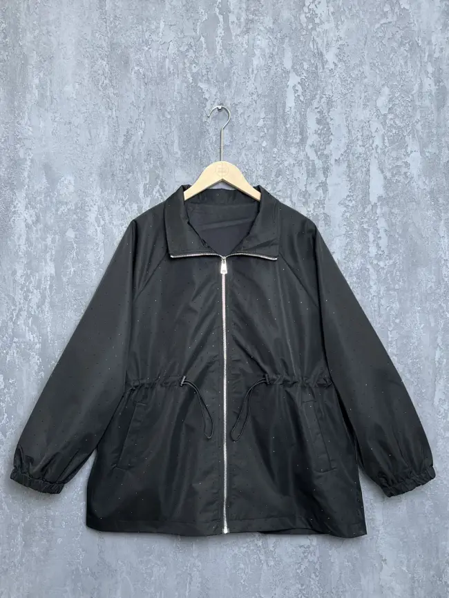 Ветровка со стразами 1635 Размер 50-54 фото 13