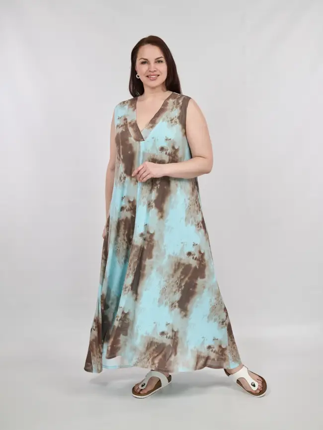 Сарафан ЭттоПлюс 34189 размер 52- 58 фото 1