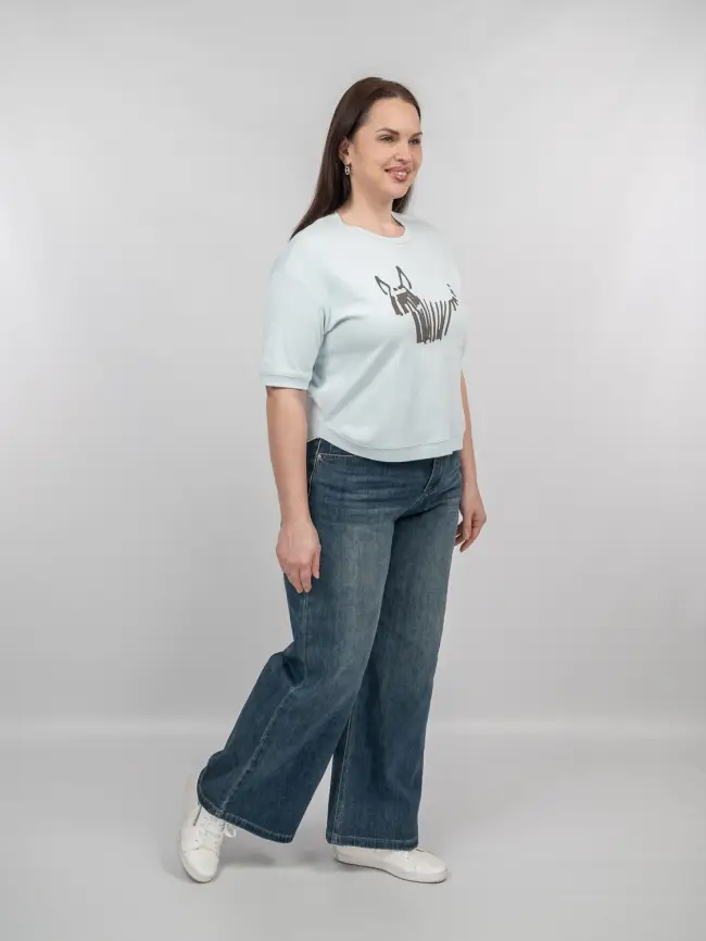 Футболка с принтом 95141 Размер 50-54 фото 17