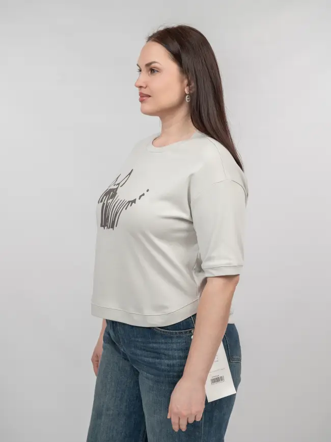 Футболка с принтом 95141 Размер 50-54 фото 49