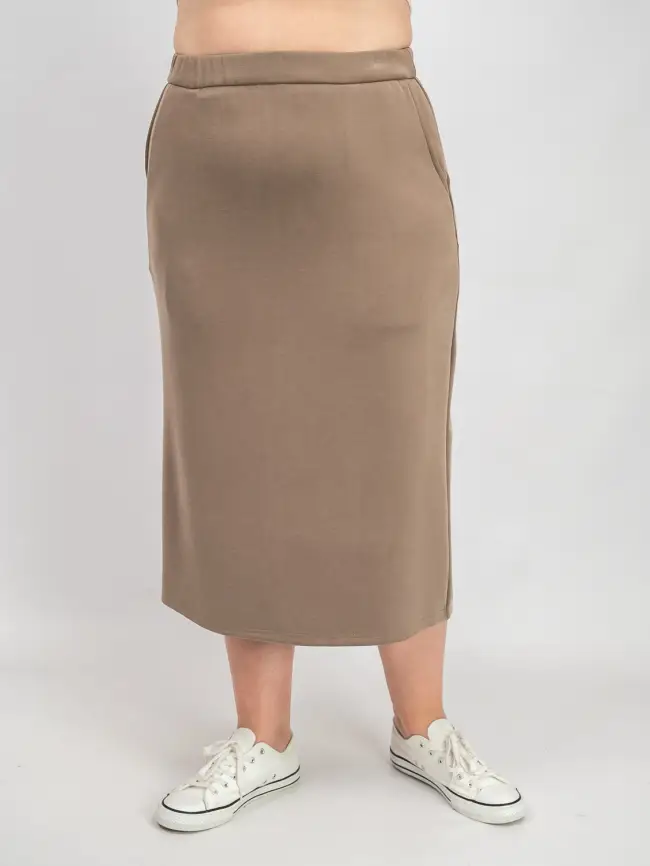 Юбка карандаш с карманами 0013 ЭттоПлюс Размер 52-58 фото 21