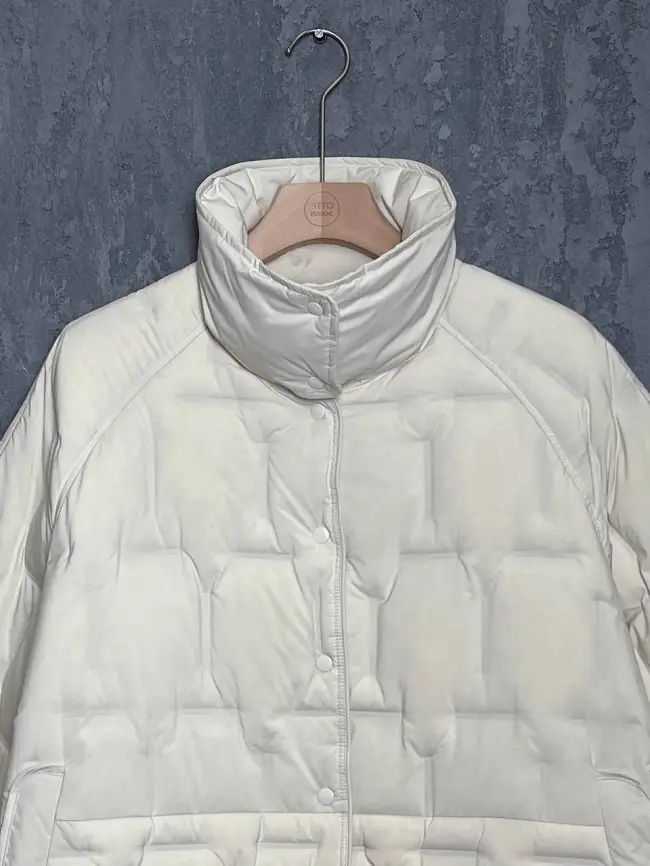 Пуховое пальто 6325 Размер 46-56 фото 13