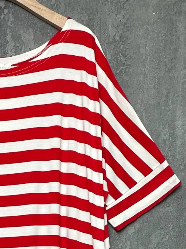 Платье в полоску ЭттоПлюс 0032 размеры 52- 56 фото 41