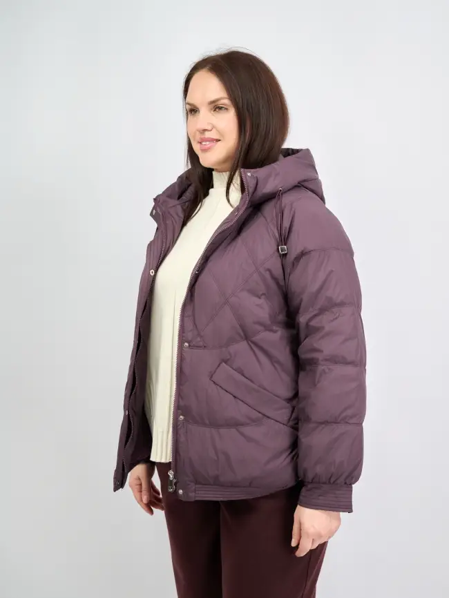 Пуховая куртка ЭттоПлюс 2553 Размер 48-54 фото 20