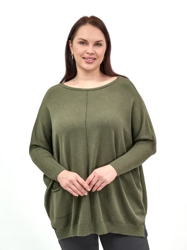 Джемпер 1444 Италия Размер 50-58 фото 130