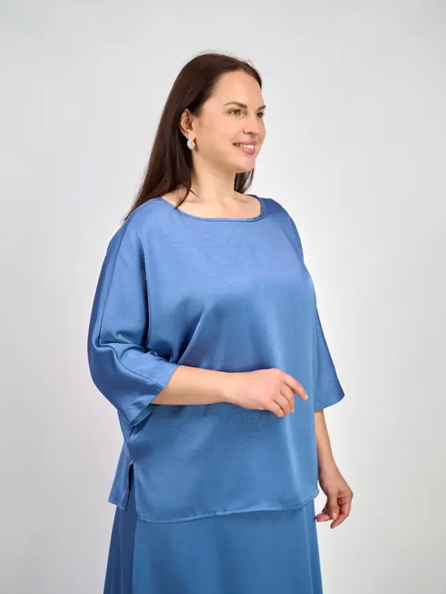 Блуза ЭттоПлюс 1005 Размер 50-58 фото 21