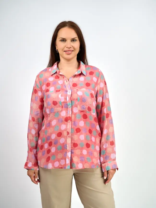 Рубашка с принтом ЭттоПлюс 33411 Размер 46-54 фото 11