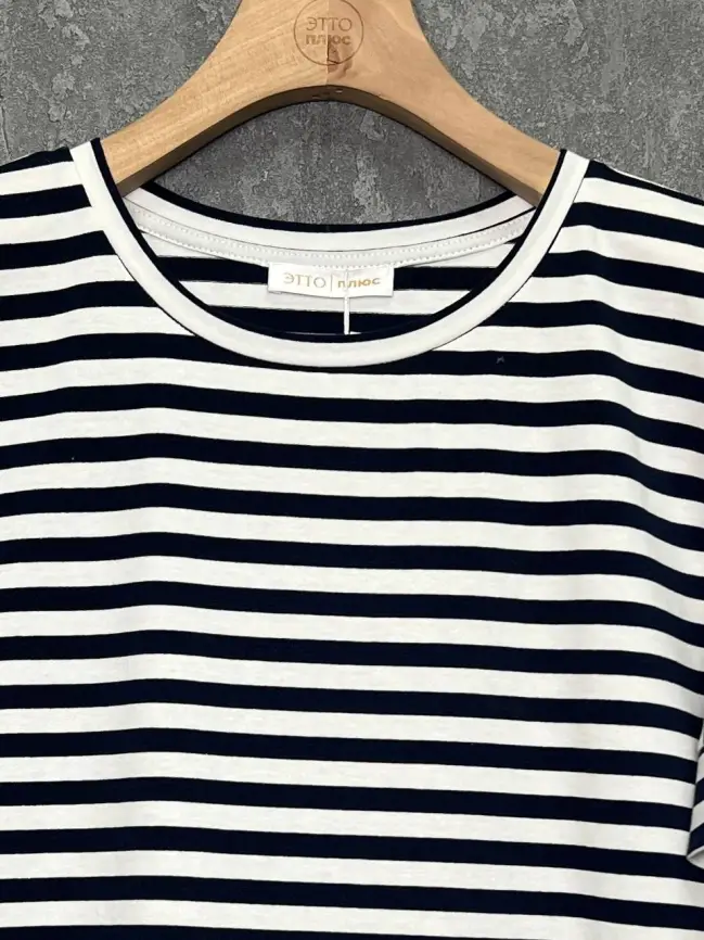Футболка в полоску ЭттоПлюс 010-1 Размер 50-58 фото 20