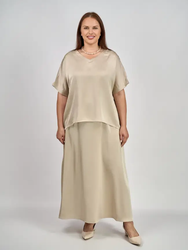 Юбка ЭттоПлюс 1001-2 Размеры 52-58 фото 1