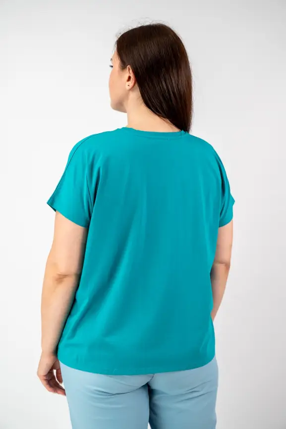 Футболка база ЭттоПлюс Хлопок 0019-1 Размер 50-58 фото 42