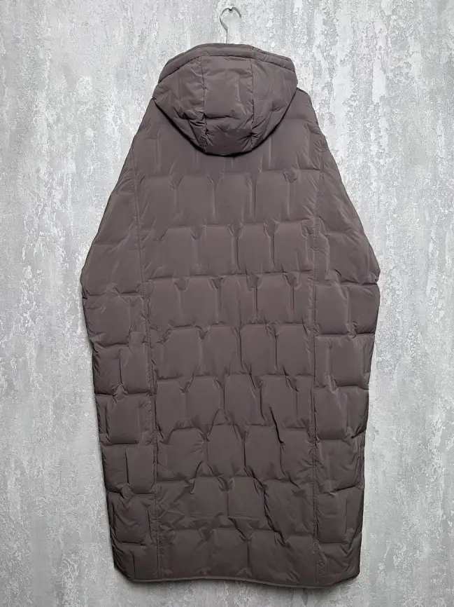 Пуховое пальто 6327 Размеры 50-60 фото 49