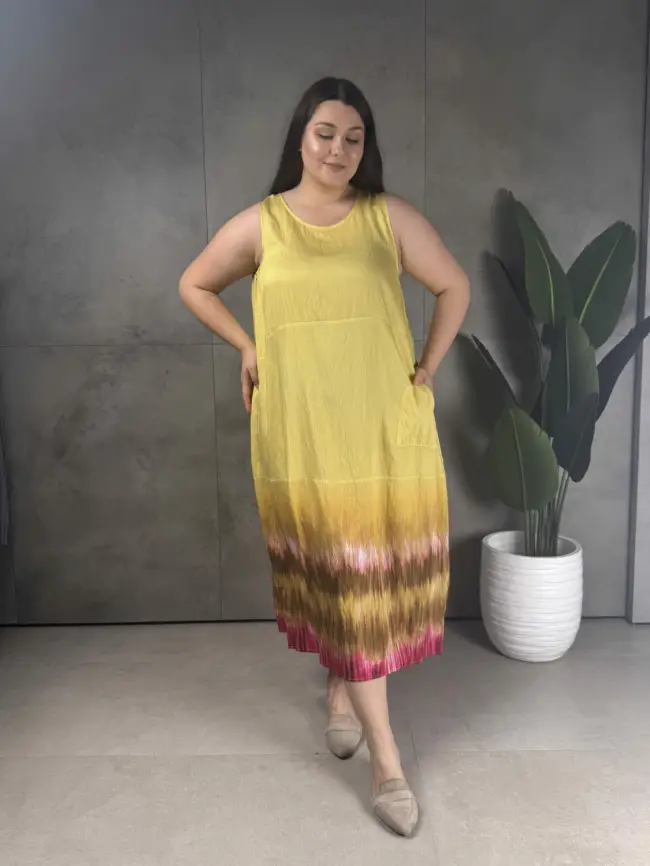 Сарафан ЭттоПлюс 026-3 размеры 52- 60 фото 5