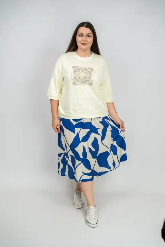 Лонгслив с принтом 95048 Размер 54-58 фото 28