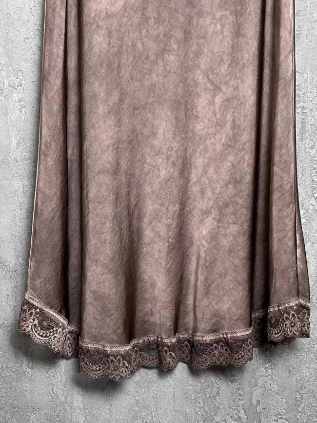 Юбка с кружевом 6388 Италия Размер 50-56 фото 7