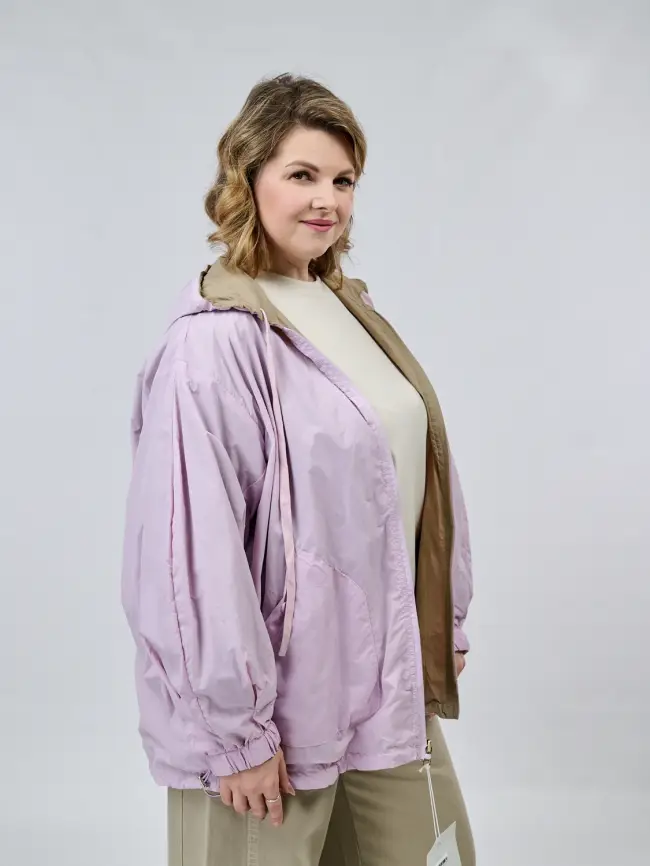 Двухсторонняя ветровка 17167 Размер 50-58 фото 6