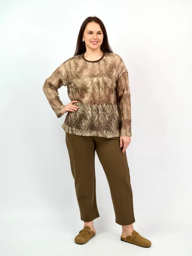 Брюки 33494 ЭттоПлюс размеры 52-58 фото 89