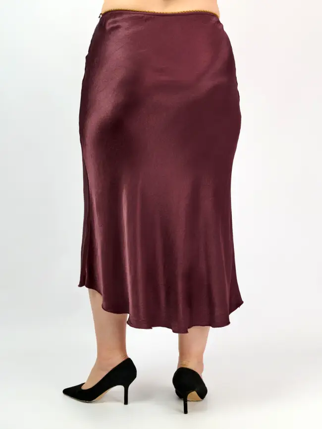 Юбка атлас 9298-1 Размер 48-56 фото 113