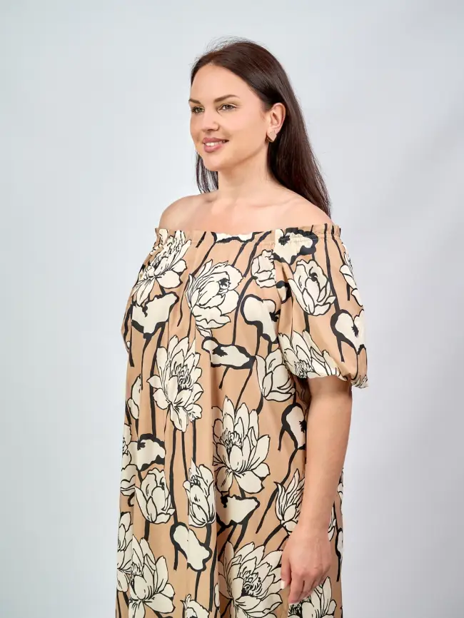 Платье летнее 26167 размер 50- 58 фото 5