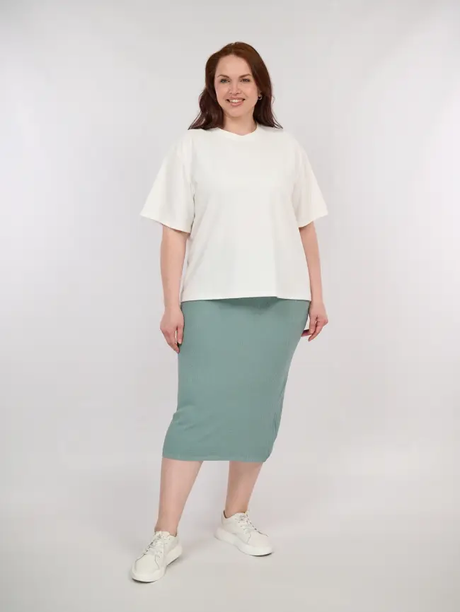 Юбка облегченная ЭттоПлюс 1026-1 Размер 48-56 фото 45